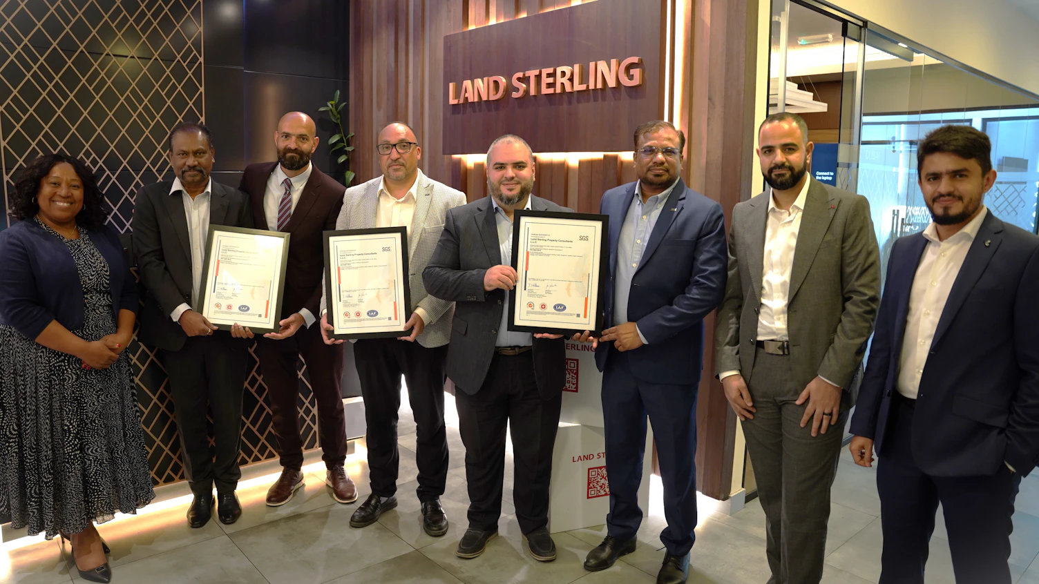 Land Sterling team in UAE